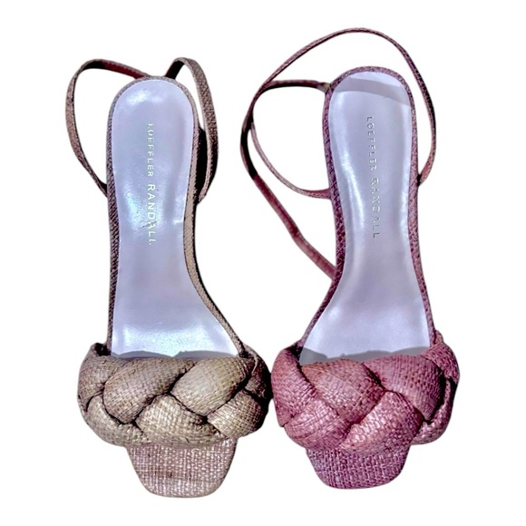 LOEFFLER RANDALL Avril Braided Sandal in Brown size 7 - Picture 4 of 8